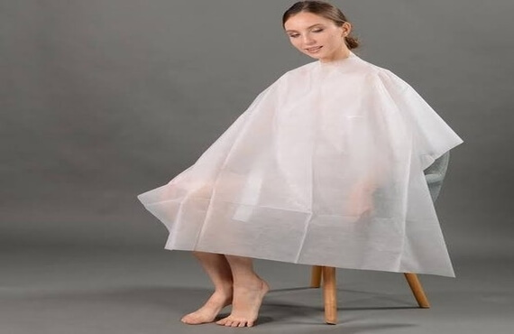 Non Woven Disposable Apron for Salon and Hotel Industries